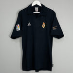 Shop 2001/02 REAL MADRID ZIDANE #5 AWAY SHIRT (M) ADIDAS, classic football shirts, vintage football shirts & retro soccer jerseys at Cult Kits