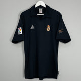 Shop 2001/02 REAL MADRID ZIDANE #5 AWAY SHIRT (M) ADIDAS, classic football shirts, vintage football shirts & retro soccer jerseys at Cult Kits