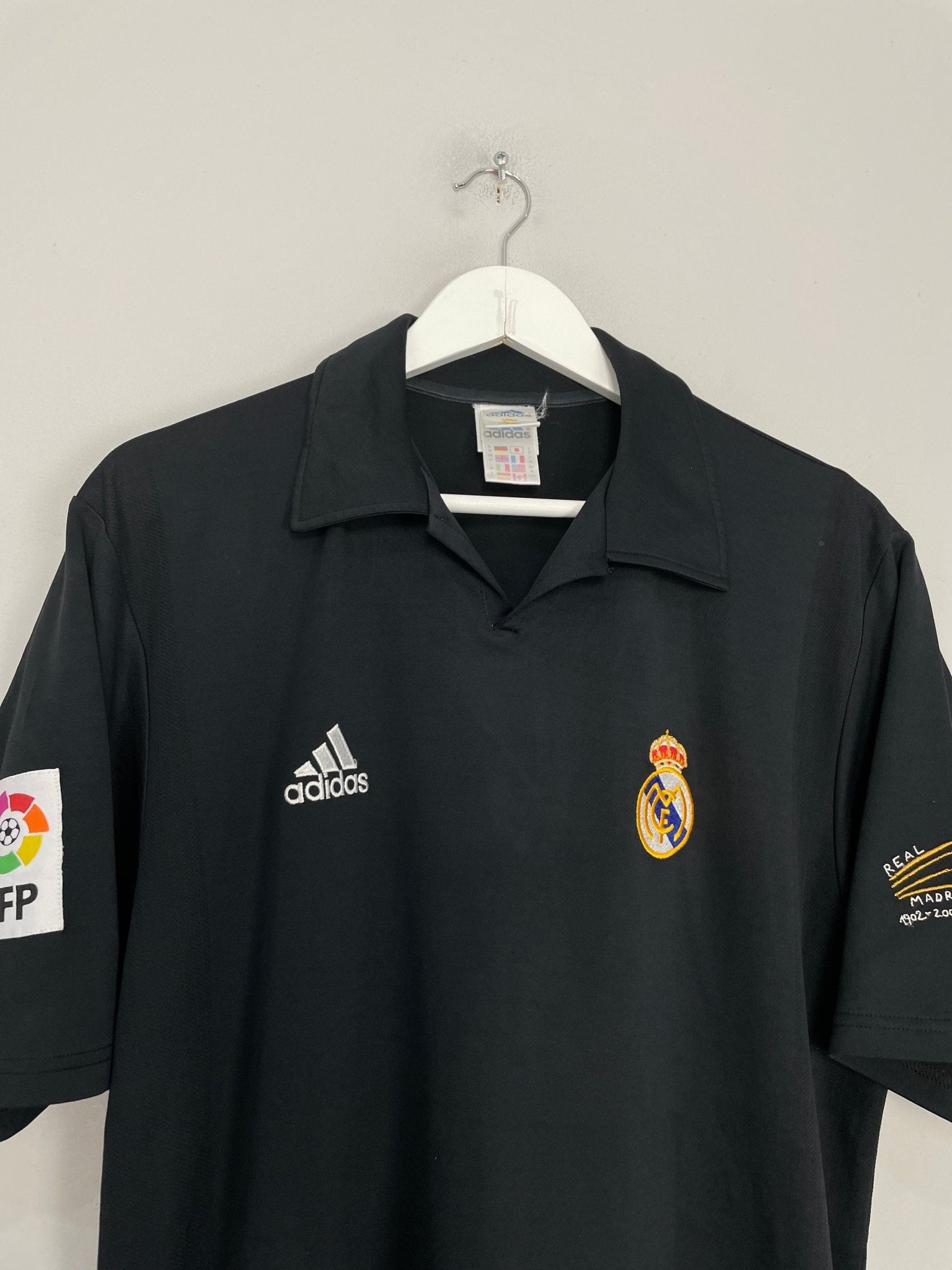 Shop 2001/02 REAL MADRID ZIDANE #5 AWAY SHIRT (M) ADIDAS, classic football shirts, vintage football shirts & retro soccer jerseys at Cult Kits