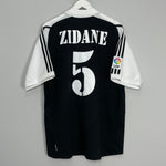 Shop 2001/02 REAL MADRID ZIDANE #5 AWAY SHIRT (XL) ADIDAS, classic football shirts, vintage football shirts & retro soccer jerseys at Cult Kits