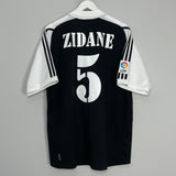 Shop 2001/02 REAL MADRID ZIDANE #5 AWAY SHIRT (XL) ADIDAS, classic football shirts, vintage football shirts & retro soccer jerseys at Cult Kits