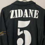 Shop 2001/02 REAL MADRID ZIDANE #5 *CENTENARY* L/S AWAY SHIRT (L) ADIDAS, classic football shirts, vintage football shirts & retro soccer jerseys at Cult Kits
