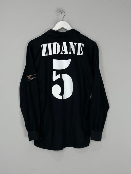 2001/02 REAL MADRID ZIDANE #5 *CENTENARY* L/S AWAY SHIRT (L