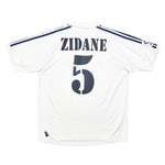 Buy 2001/02 Real Madrid Zidane 5 Home Shirt (L) Adidas ~ Free worldwide shipping available ~ Authentic Vintage Football Shirts from Cult Kits