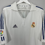 Shop 2001/02 REAL MADRID ZIDANE #5 HOME SHIRT (L) ADIDAS, classic football shirts, vintage football shirts & retro soccer jerseys at Cult Kits