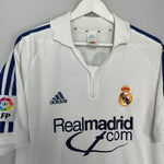 Shop 2001/02 REAL MADRID ZIDANE #5 HOME SHIRT (L) ADIDAS, classic football shirts, vintage football shirts & retro soccer jerseys at Cult Kits