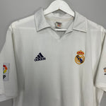 Shop 2001/02 REAL MADRID ZIDANE #5 HOME SHIRT (M) ADIDAS, classic football shirts, vintage football shirts & retro soccer jerseys at Cult Kits