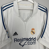 Shop 2001/02 REAL MADRID ZIDANE #5 HOME SHIRT (XL) ADIDAS, classic football shirts, vintage football shirts & retro soccer jerseys at Cult Kits