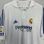 Shop 2001/02 REAL MADRID ZIDANE #5 HOME SHIRT (XL) ADIDAS, classic football shirts, vintage football shirts & retro soccer jerseys at Cult Kits