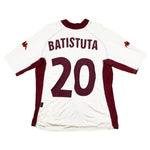 Buy 2001/02 Roma Batistuta 20 Away Shirt (L) Kappa ~ Free worldwide shipping ~ Authentic Vintage Football Shirts from Cult Kits