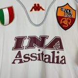 Shop 2001/02 ROMA BATISTUTA #20 AWAY SHIRT (L) KAPPA, classic football shirts, vintage football shirts & retro soccer jerseys at Cult Kits