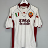 Shop 2001/02 ROMA BATISTUTA #20 AWAY SHIRT (L) KAPPA, classic football shirts, vintage football shirts & retro soccer jerseys at Cult Kits