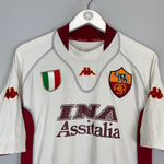 Shop 2001/02 ROMA BATISTUTA #20 AWAY SHIRT (L) KAPPA, classic football shirts, vintage football shirts & retro soccer jerseys at Cult Kits