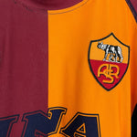 2001/02 ROMA BATISTUTA 20 EUROPEAN HOME SHIRT (XL) KAPPA - Cult Kits - XL - Buy Vintage Football Shirts, Authentic Retro Football Shirts For Sale, Classic Football Shirts & Soccer Jersey