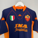 Shop 2001/02 ROMA BATISTUTA #20 THIRD SHIRT (XL) KAPPA, classic football shirts, vintage football shirts & retro soccer jerseys at Cult Kits