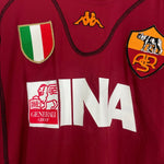 2001/02 ROMA TOTTI 10 HOME SHIRT (L) KAPPA - Cult Kits - Large - Buy Vintage Football Shirts, Authentic Retro Football Shirts For Sale, Classic Football Shirts & Soccer Jersey