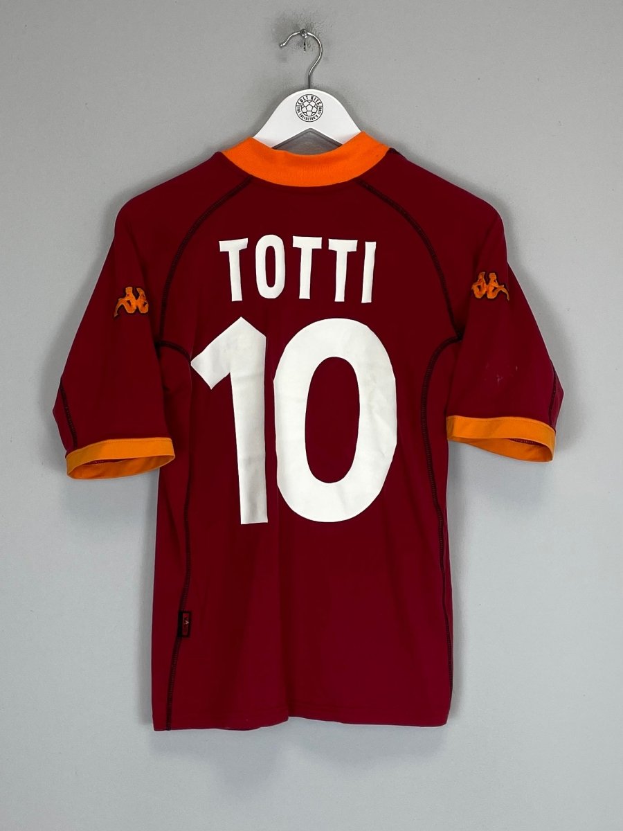 2001/02 ROMA TOTTI 10 HOME SHIRT (L) KAPPA - Cult Kits - Large - Buy Vintage Football Shirts, Authentic Retro Football Shirts For Sale, Classic Football Shirts & Soccer Jersey