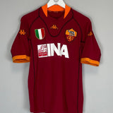 2001/02 ROMA TOTTI 10 HOME SHIRT (L) KAPPA - Cult Kits - Large - Buy Vintage Football Shirts, Authentic Retro Football Shirts For Sale, Classic Football Shirts & Soccer Jersey