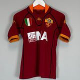 Shop 2001/02 ROMA TOTTI #10 HOME SHIRT (S) KAPPA, classic football shirts, vintage football shirts & retro soccer jerseys at Cult Kits