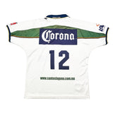 Buy 2001/02 Santos Laguna 12 Away Shirt (L) Corona Sport ~ Free worldwide shipping available ~ Authentic Vintage Football Shirts from Cult Kits