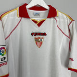 Shop 2001/02 SEVILLA HOME SHIRT (L) JOMA, classic football shirts, vintage football shirts & retro soccer jerseys at Cult Kits