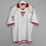 Shop 2001/02 SEVILLA HOME SHIRT (L) JOMA, classic football shirts, vintage football shirts & retro soccer jerseys at Cult Kits