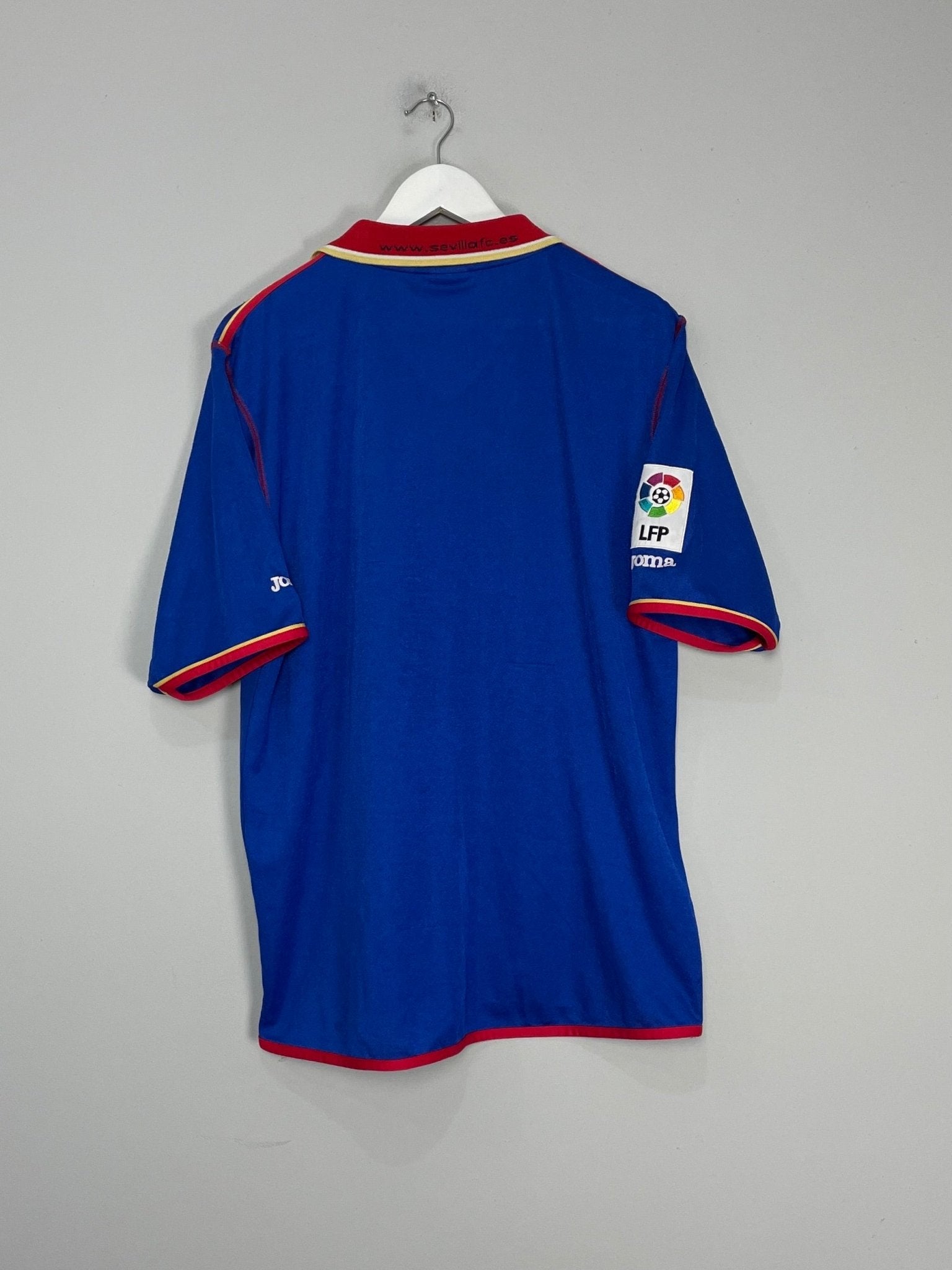 Shop 2001/02 SEVILLA THIRD SHIRT (XL) JOMA, classic football shirts, vintage football shirts & retro soccer jerseys at Cult Kits