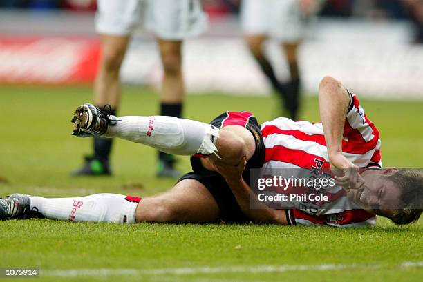 2001/02 SOUTHAMPTON BEATTIE 9 *MATCH WORN vs MANCHESTER UNITED* HOME SHIRT (XL) SFC - Cult Kits