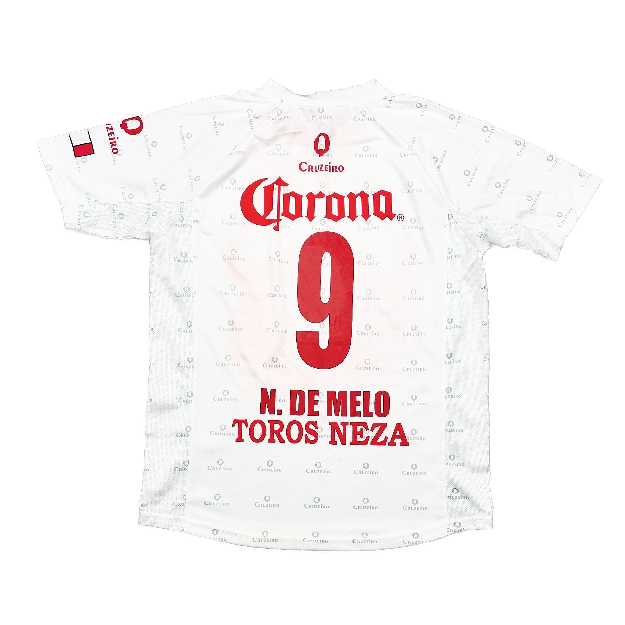 Buy 2001/02 Toros Neza N. De Melo 9 Away Shirt (XL) Cruzeiro ~ Free worldwide shipping available ~ Authentic Vintage Football Shirts from Cult Kits