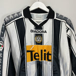 Shop 2001/02 UDINESE JORGENSEN #19 L/S *MATCH ISSUE* HOME SHIRT (XL) DIADORA, classic football shirts, vintage football shirts & retro soccer jerseys at Cult Kits