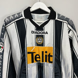 Shop 2001/02 UDINESE JORGENSEN #19 L/S *MATCH ISSUE* HOME SHIRT (XL) DIADORA, classic football shirts, vintage football shirts & retro soccer jerseys at Cult Kits