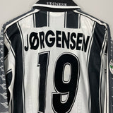 Shop 2001/02 UDINESE JORGENSEN #19 L/S *MATCH ISSUE* HOME SHIRT (XL) DIADORA, classic football shirts, vintage football shirts & retro soccer jerseys at Cult Kits