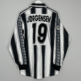 Shop 2001/02 UDINESE JORGENSEN #19 L/S *MATCH ISSUE* HOME SHIRT (XL) DIADORA, classic football shirts, vintage football shirts & retro soccer jerseys at Cult Kits