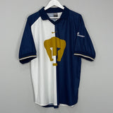 Shop 2001/02 UNAM PUMAS AWAY SHIRT (XL) NIKE, classic football shirts, vintage football shirts & retro soccer jerseys at Cult Kits