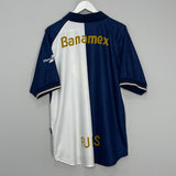 Shop 2001/02 UNAM PUMAS AWAY SHIRT (XL) NIKE, classic football shirts, vintage football shirts & retro soccer jerseys at Cult Kits