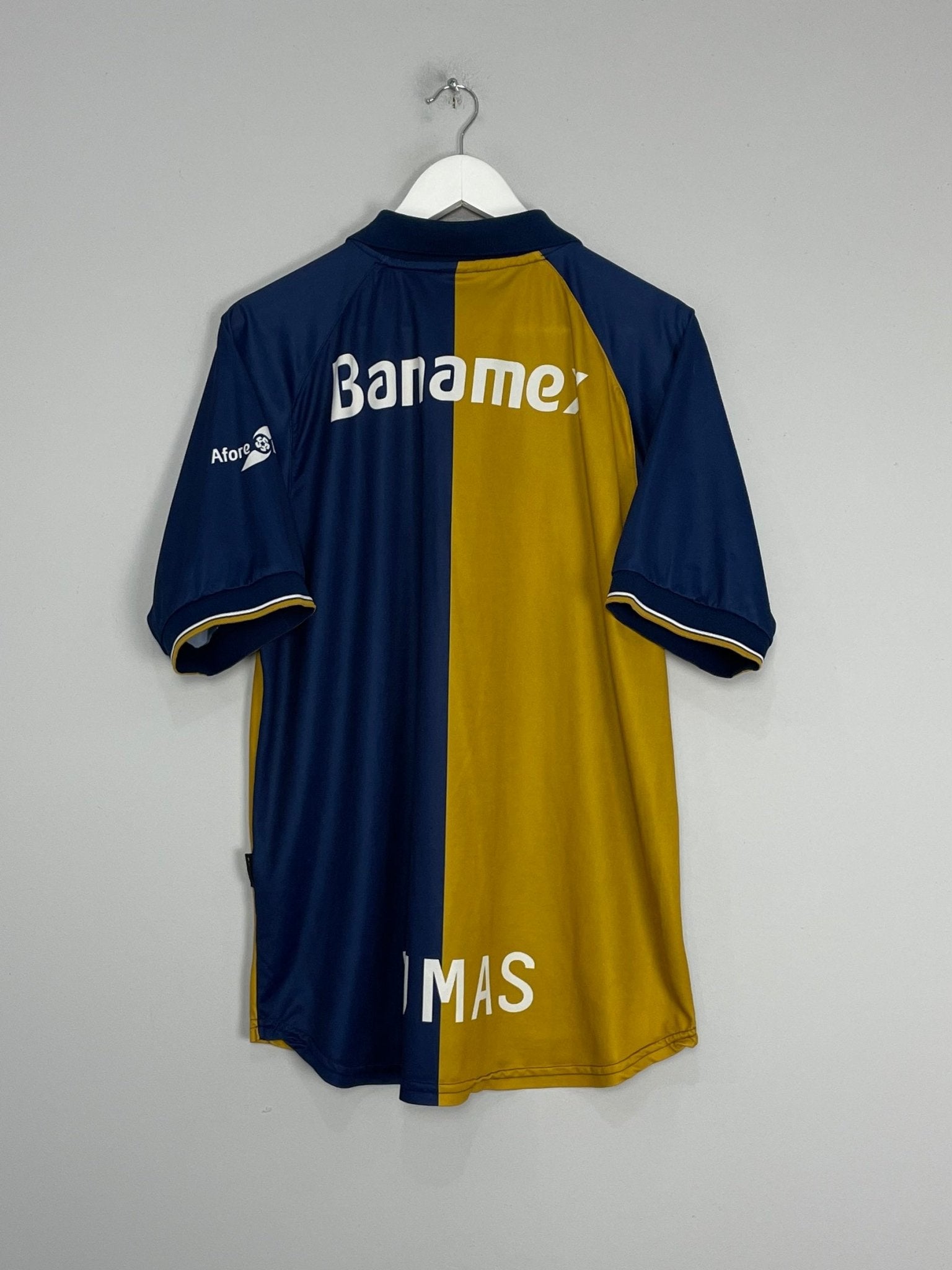 Shop 2001/02 UNAM PUMAS HOME SHIRT (L) NIKE, classic football shirts, vintage football shirts & retro soccer jerseys at Cult Kits