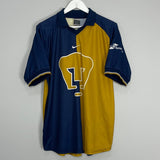 Shop 2001/02 UNAM PUMAS HOME SHIRT (L) NIKE, classic football shirts, vintage football shirts & retro soccer jerseys at Cult Kits
