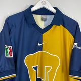 2001/02 UNAM PUMAS LEANDRO 7 HOME SHIRT (XL) NIKE - Cult Kits - XL - Buy Vintage Football Shirts, Authentic Retro Football Shirts For Sale, Classic Football Shirts & Soccer Jersey