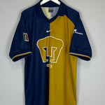 2001/02 UNAM PUMAS LEANDRO 7 HOME SHIRT (XL) NIKE - Cult Kits - XL - Buy Vintage Football Shirts, Authentic Retro Football Shirts For Sale, Classic Football Shirts & Soccer Jersey