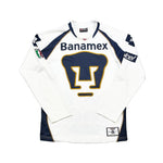 Buy 2001/02 UNAM Pumas Pareja 11 L/S Away Shirt (M) Lotto ~ Free worldwide shipping available ~ Authentic Vintage Football Shirts from Cult Kits