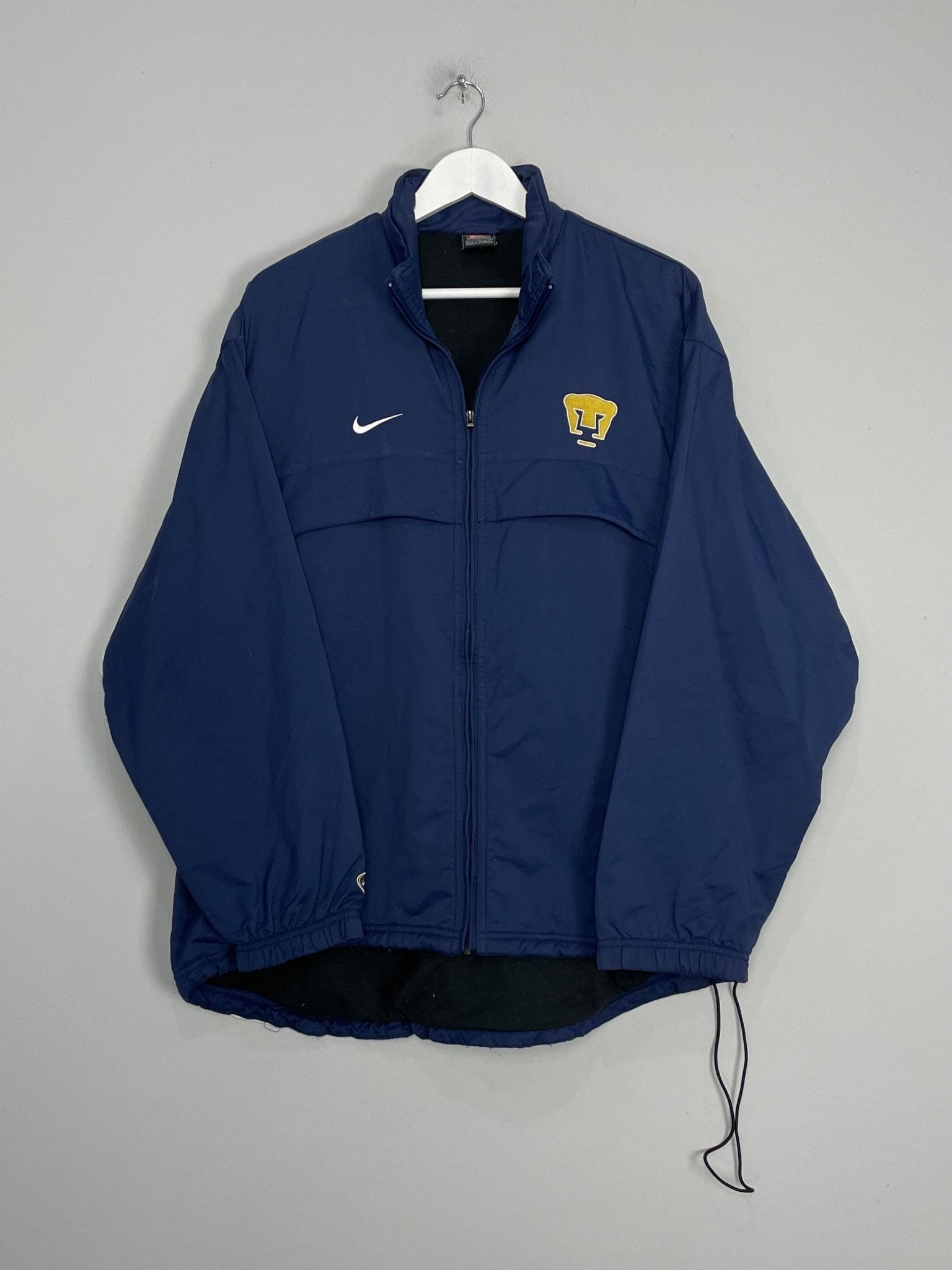 Shop 2001/02 UNAM PUMAS TRACK JACKET (L) NIKE, classic football shirts, vintage football shirts & retro soccer jerseys at Cult Kits