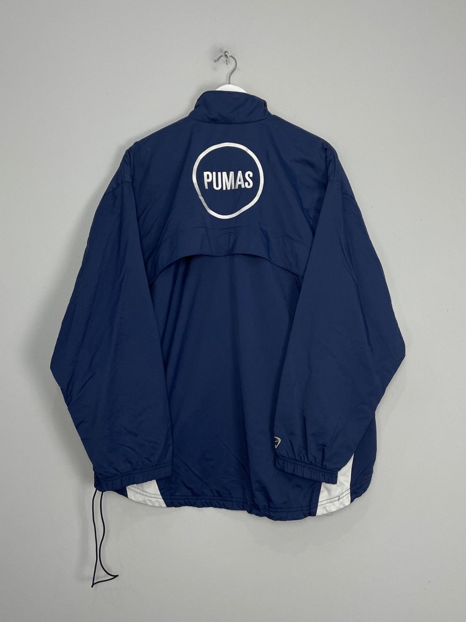 Shop 2001/02 UNAM PUMAS TRACK JACKET (L) NIKE, classic football shirts, vintage football shirts & retro soccer jerseys at Cult Kits