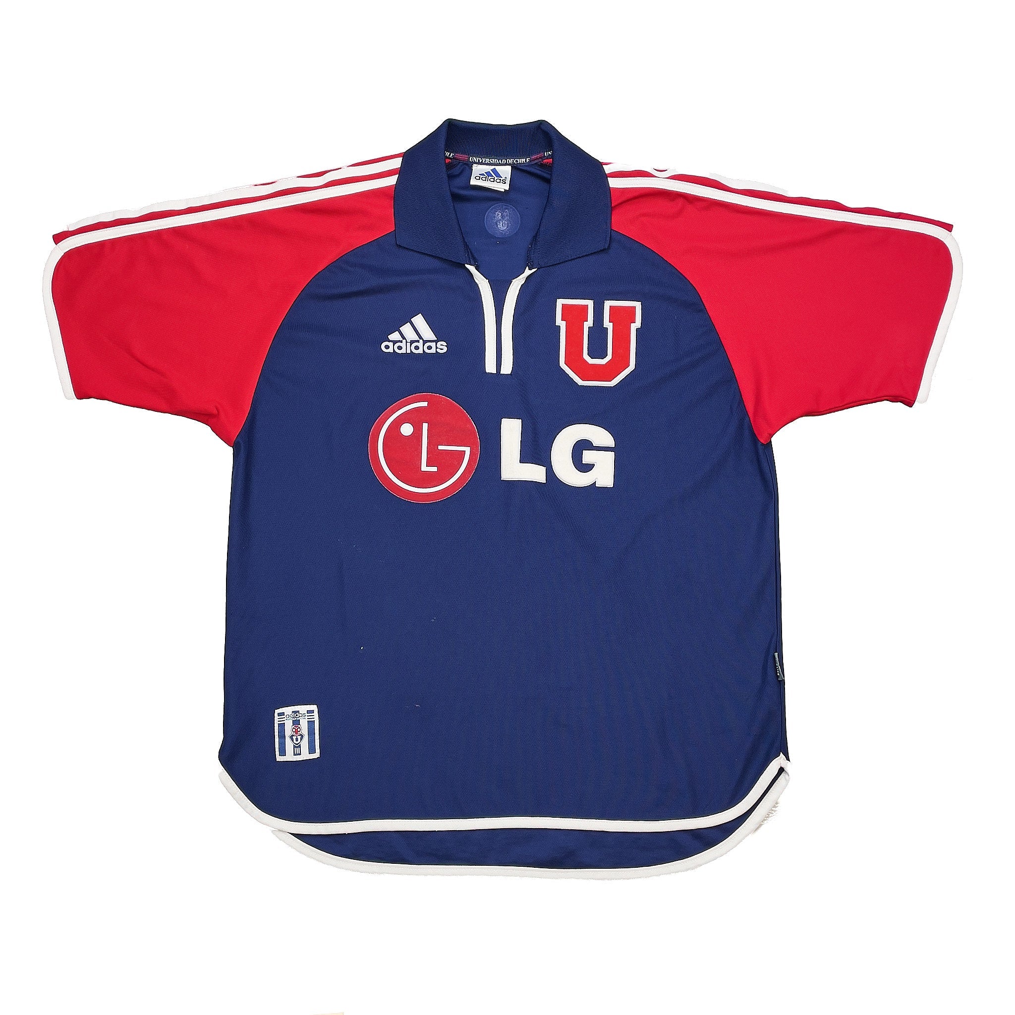Buy 2001/02 Universidad De Chile Home Shirt (L) Adidas ~ Free worldwide shipping ~ Authentic Vintage Football Shirts from Cult Kits