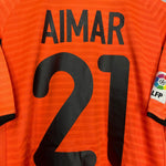 Shop 2001/02 VALENCIA AIMAR #10 AWAY SHIRT (M) NIKE, classic football shirts, vintage football shirts & retro soccer jerseys at Cult Kits