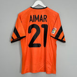 Shop 2001/02 VALENCIA AIMAR #10 AWAY SHIRT (M) NIKE, classic football shirts, vintage football shirts & retro soccer jerseys at Cult Kits