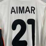 Shop 2001/02 VALENCIA AIMAR #21 *BNWT* HOME SHIRT (XL) NIKE, classic football shirts, vintage football shirts & retro soccer jerseys at Cult Kits