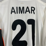 Shop 2001/02 VALENCIA AIMAR #21 *BNWT* HOME SHIRT (XL) NIKE, classic football shirts, vintage football shirts & retro soccer jerseys at Cult Kits