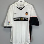 Shop 2001/02 VALENCIA AIMAR #21 *BNWT* HOME SHIRT (XL) NIKE, classic football shirts, vintage football shirts & retro soccer jerseys at Cult Kits