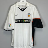 Shop 2001/02 VALENCIA AIMAR #21 *BNWT* HOME SHIRT (XL) NIKE, classic football shirts, vintage football shirts & retro soccer jerseys at Cult Kits