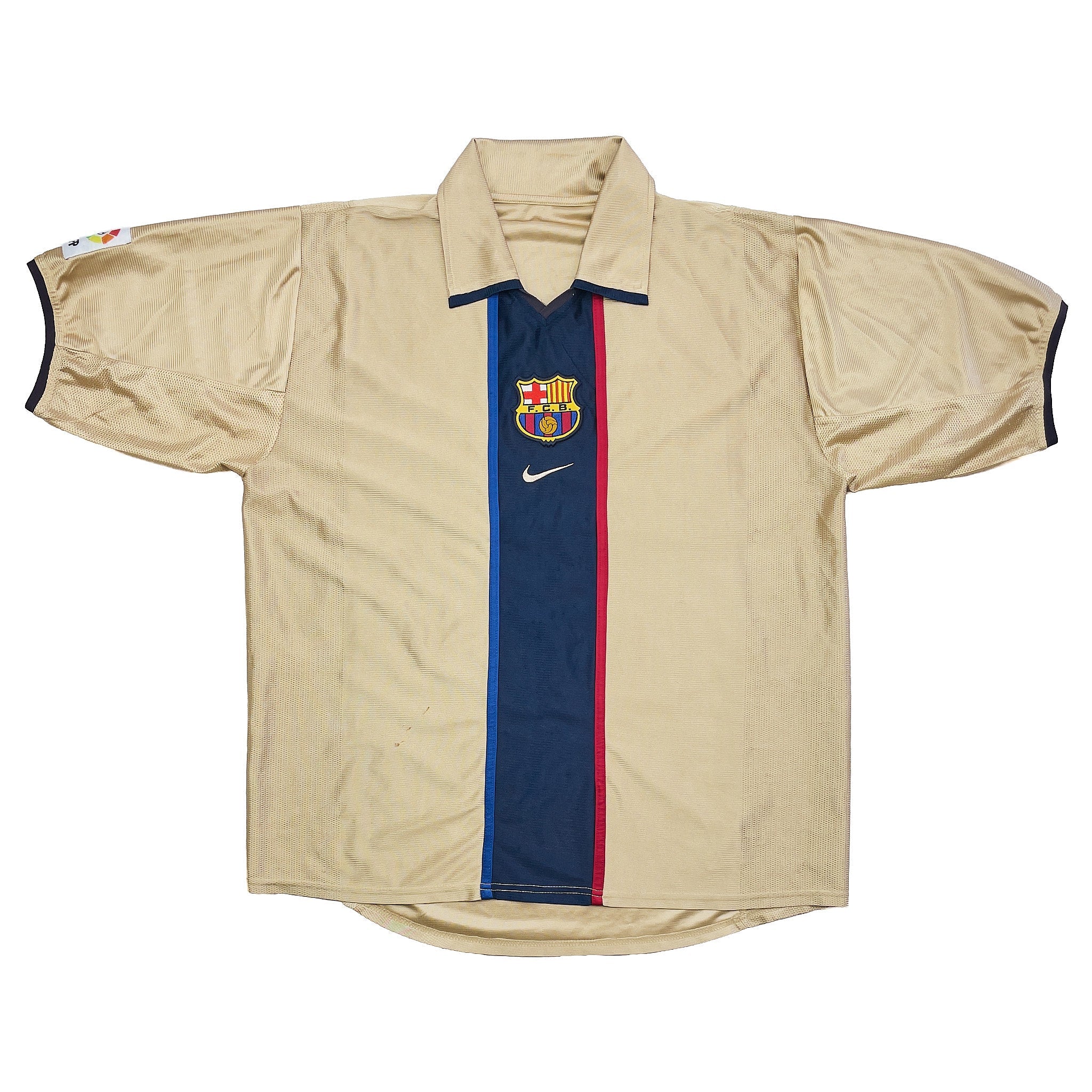 Buy 2001/03 Barcelona Away Shirt (XL) Nike ~ Free worldwide shipping ~ Authentic Vintage Football Shirts from Cult Kits
